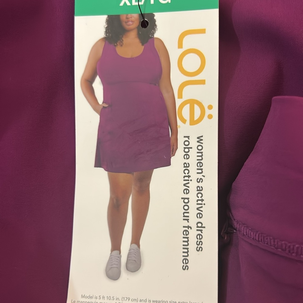 Women's Purple Active Dress